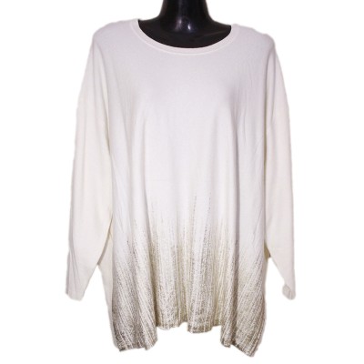 Plus Size Πλεκτή Μπλούζα