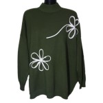 Πλεκτή Μπλούζα με Γαζωτό Φυτίλι