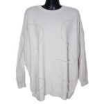 Πλεκτή Μπλούζα Διακοσμημένη με Πέρλες