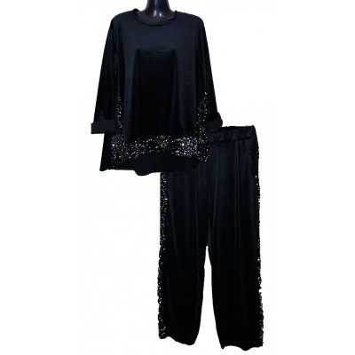 Βελουτέ Σετ με Παγιέτα