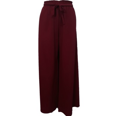 Μονόχρωμη Plus Size Παντελόνα Μονόχρωμη Plus Size Παντελόνα