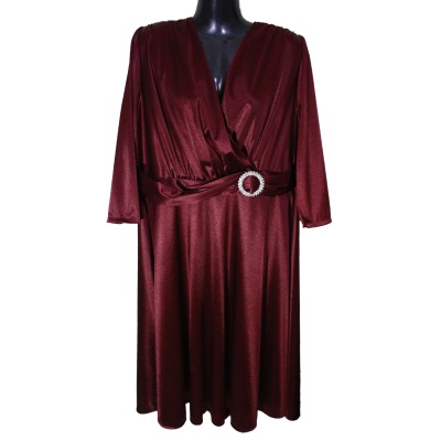 Φόρεμα με Εμπριμέ Τιράντες