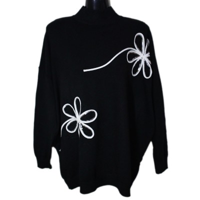 Πλεκτή Μπλούζα με Γαζωτό Φυτίλι